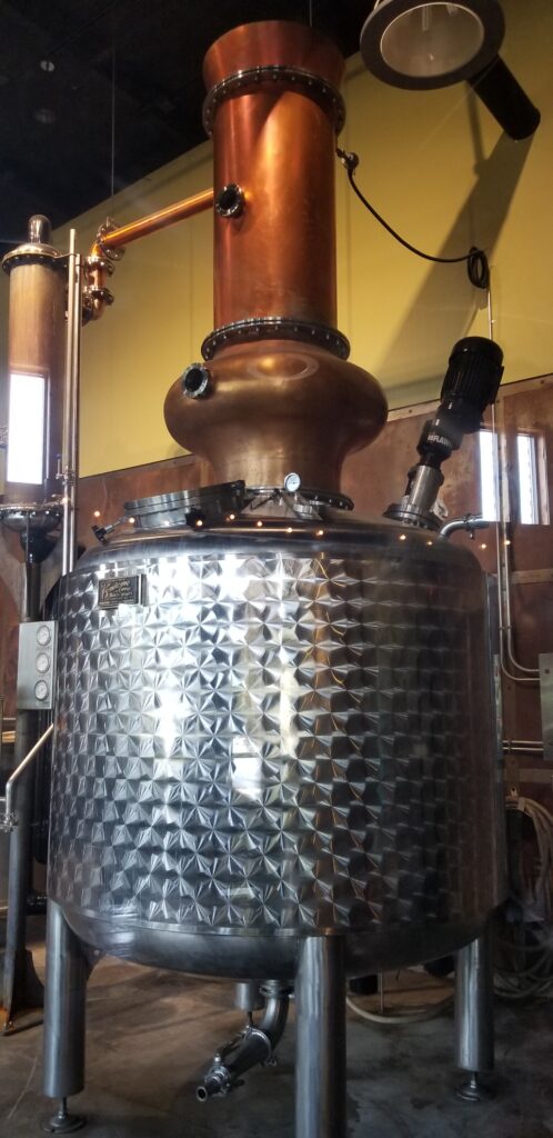 image of a bourbon still