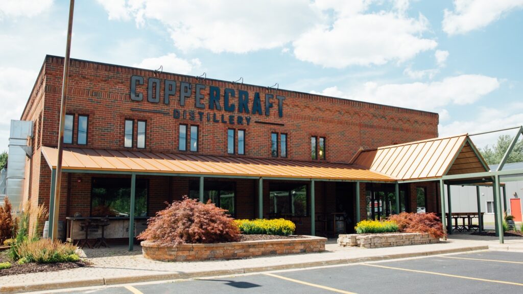 Image of the Coppercraft distillery building