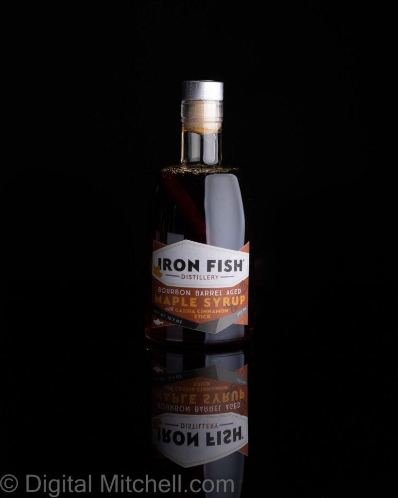 Iron Fish syrup bottle