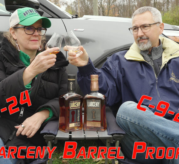 Larceny Barrel Proof B524 vs C924 at the Notre Dame Football game vs Virginia Cavaliers